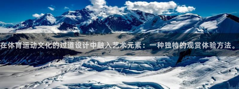 抖球体育直播：在体育运动文化的过道设计中融入艺术元素：一种独特的观赏体验方法。